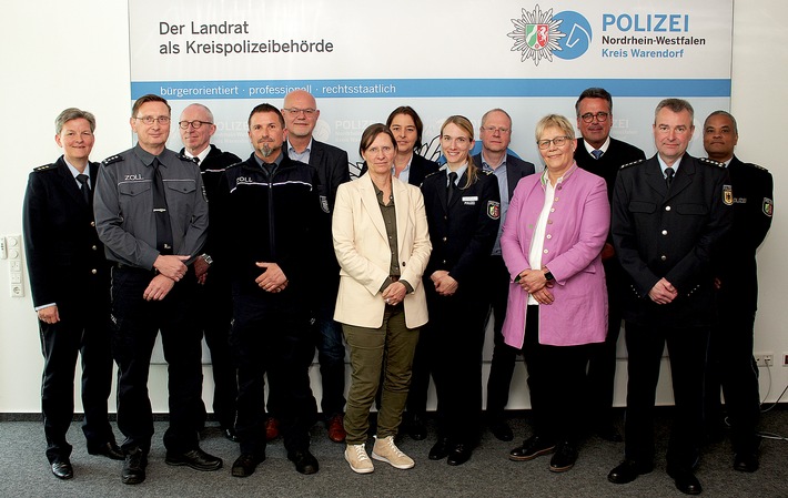 POL-WAF: Kreis Warendorf. Weiter der sicherste Kreis im Münsterland - Sicherheitskonferenz fördert behördenübergreifende Zusammenarbeit