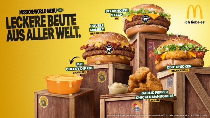 Mission: World Menu - leckere Beute aus aller Welt bei McDonald