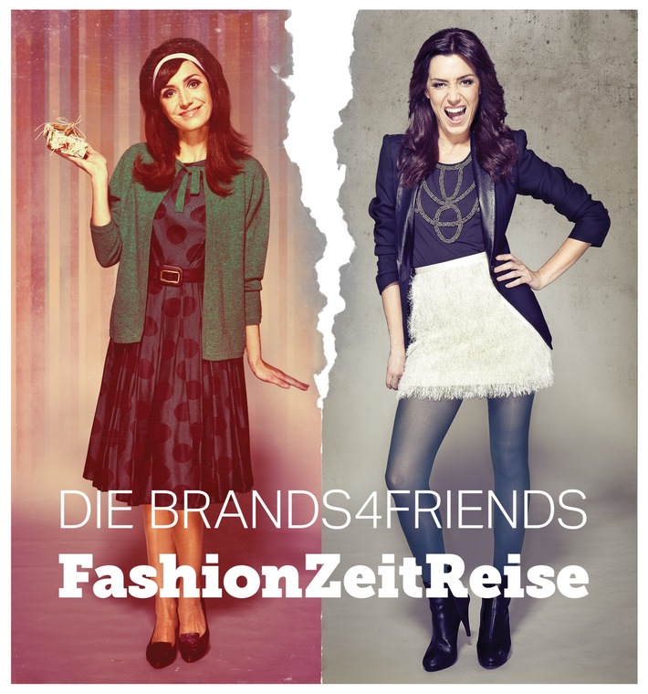 Die brands4friends FashionZeitReise - Die Suche nach den Glamour-Looks aus vier Mode-Dekaden (BILD)