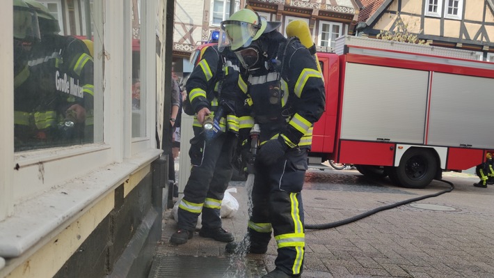 FW Celle: Feuer in der Altstadt