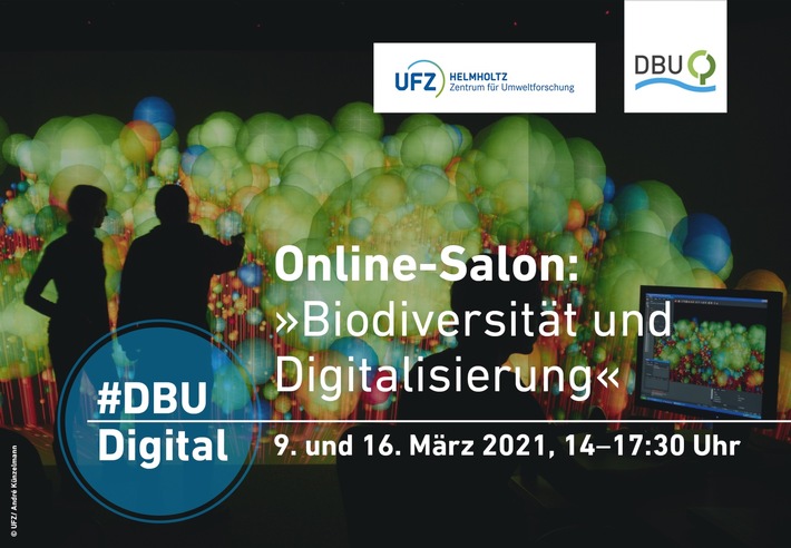 Terminankündigung: #DBUdigital Online-Salon zu Biodiversität und Digitalisierung am 9. und 16. März