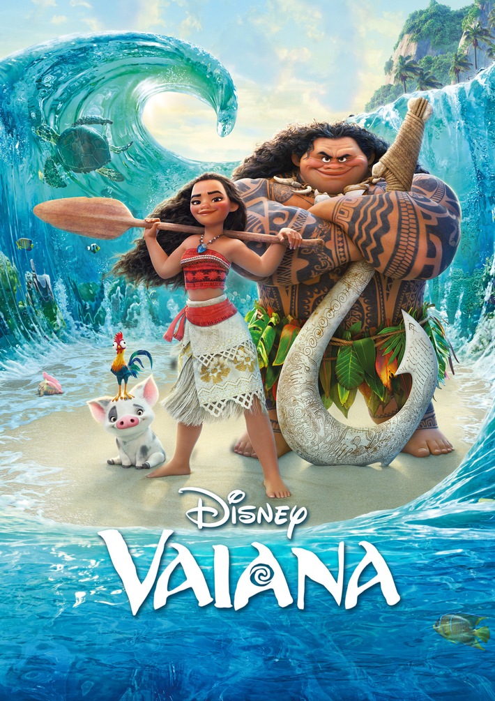 Maus und Meer: Das DISNEY FILMFEST mit der Free-TV-Premiere des Animationshits "Vaiana" am 30. Mai in SAT.1