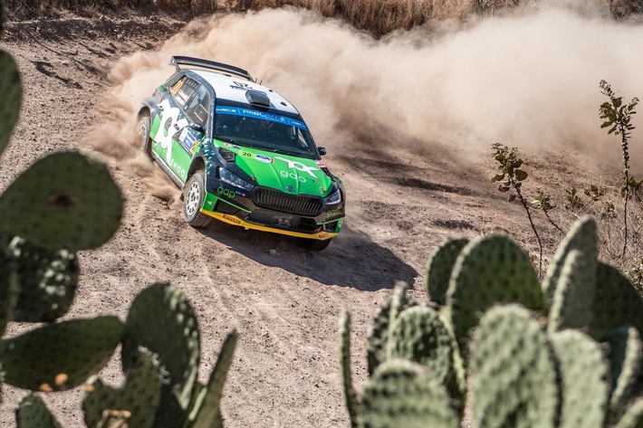 Rallye Chile: heißer Kampf um den WRC2-Titel – Škoda Fahrer Gus Greensmith in Südamerika unter Zugzwang