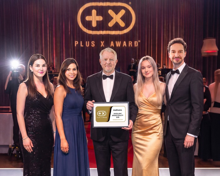 Plus X Award 2026: medisana erhält Auszeichnung für „Ausgezeichnete Markenqualität 2026“