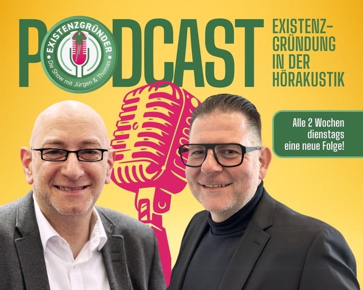 Nummer 1 Gründer-Coach gibt Hörakustikern Orientierungshilfe: Podcast für Existenzgründer in der Hörakustik und kostenlose Info-Tage, nächster Termin am 28. Februar in Duisburg (Anmeldeschluss 24.2.)