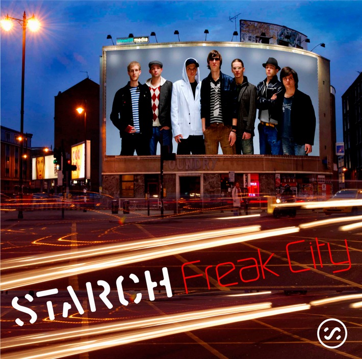 Einladung Starch  CD Release Party «Freak City». 22. Mai, Show 20.00 Uhr, Doors 19.00 Uhr, Mascotte Zürich.