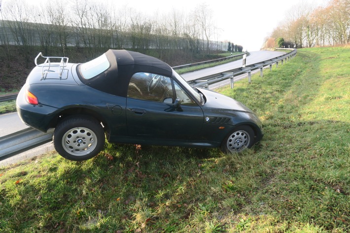 POL-DEL: Autobahnpolizei Ahlhorn: 42-Jähriger ohne Führerschein verursacht Verkehrsunfall beim Auffahren auf die Autobahn 28