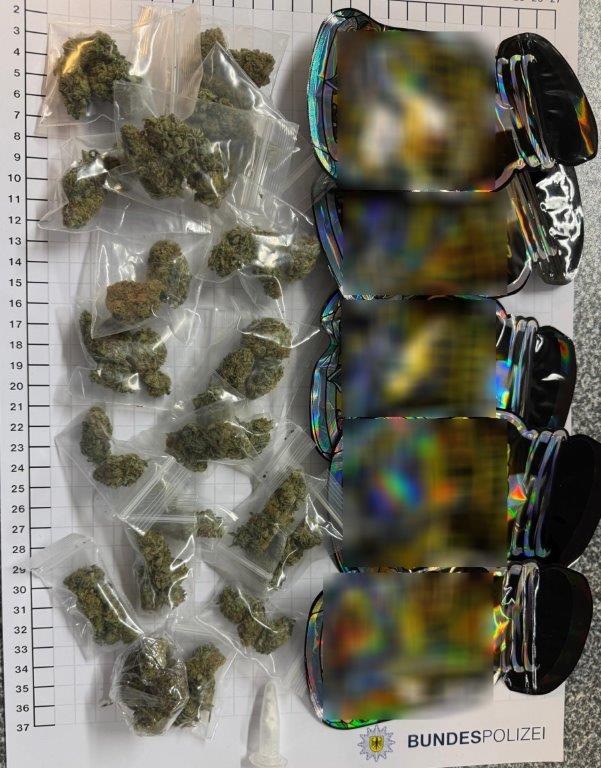 BPOL NRW: Bundespolizei stellt 83 Gramm Marihuana fest