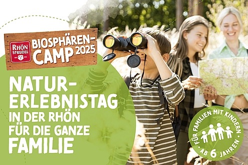 Presseinformation: Anmeldestart für das RhönSprudel Biosphären-Camp 2025