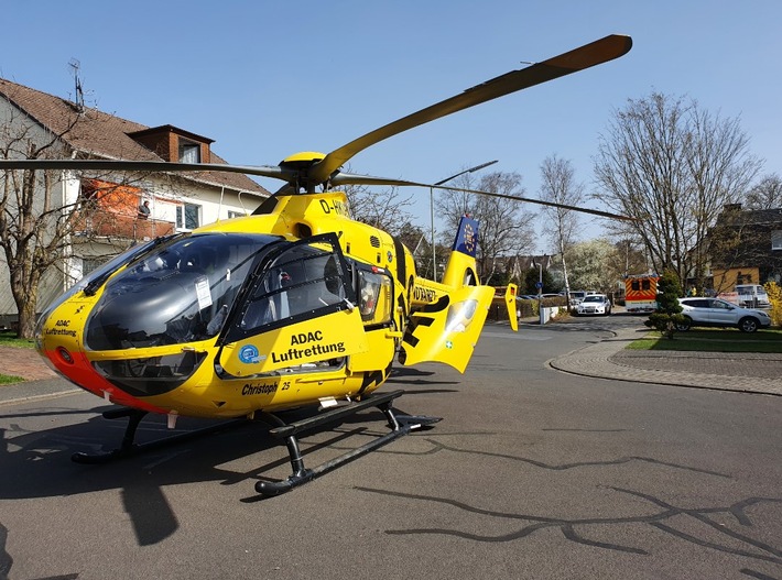 POL-PDNR: Gaffer bei Einsatz des Rettungshubschraubers