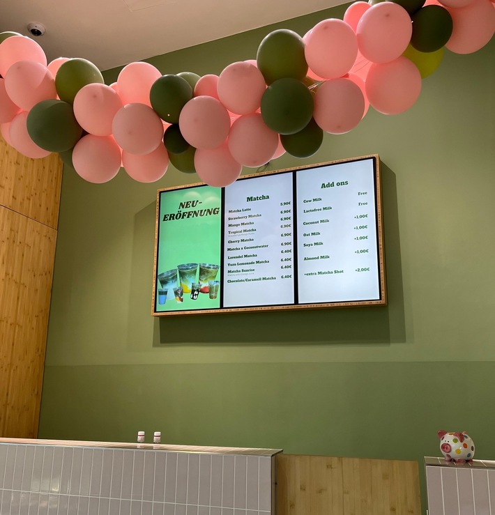 Matcha Stop neu im ALEXA Shoppingcenter