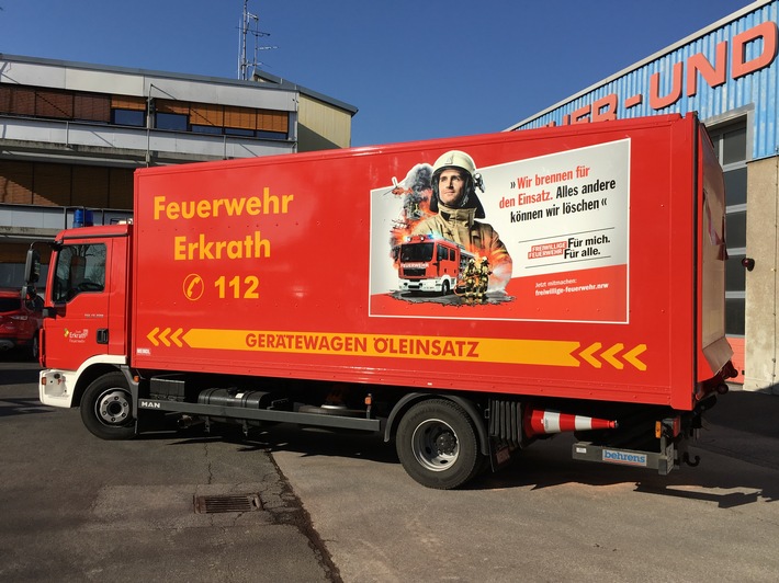 FW-Erkrath: Für mich. Für alle" jetzt auch auf den Erkrather Straßen unterwegs