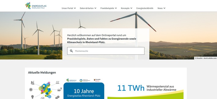 Energieatlas RLP wird 10 Jahre alt