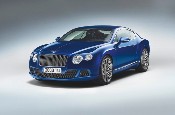 Bentley stellt schnellstes Serienmodell aller Zeiten vor - Den neuen CONTINENTAL GT SPEED