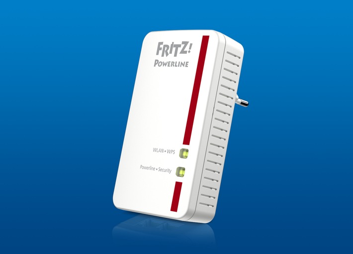 FRITZ!Powerline 540E ab sofort erhältlich / FRITZ!Powerline 540E: Die Kombination aus WLAN und Powerline für eine starke Heimvernetzung