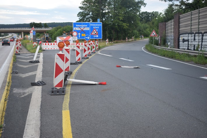 POL-HI: Verkehrsunfallflucht an der Autobahnanschlussstelle Hildesheim