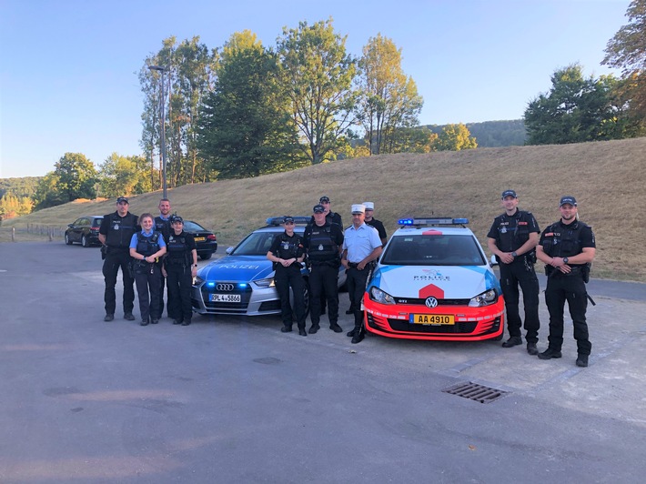 POL-PDWIL: Internationale polizeiliche Zusammenarbeit anlässlich des E-Lake Festivals in Echternach