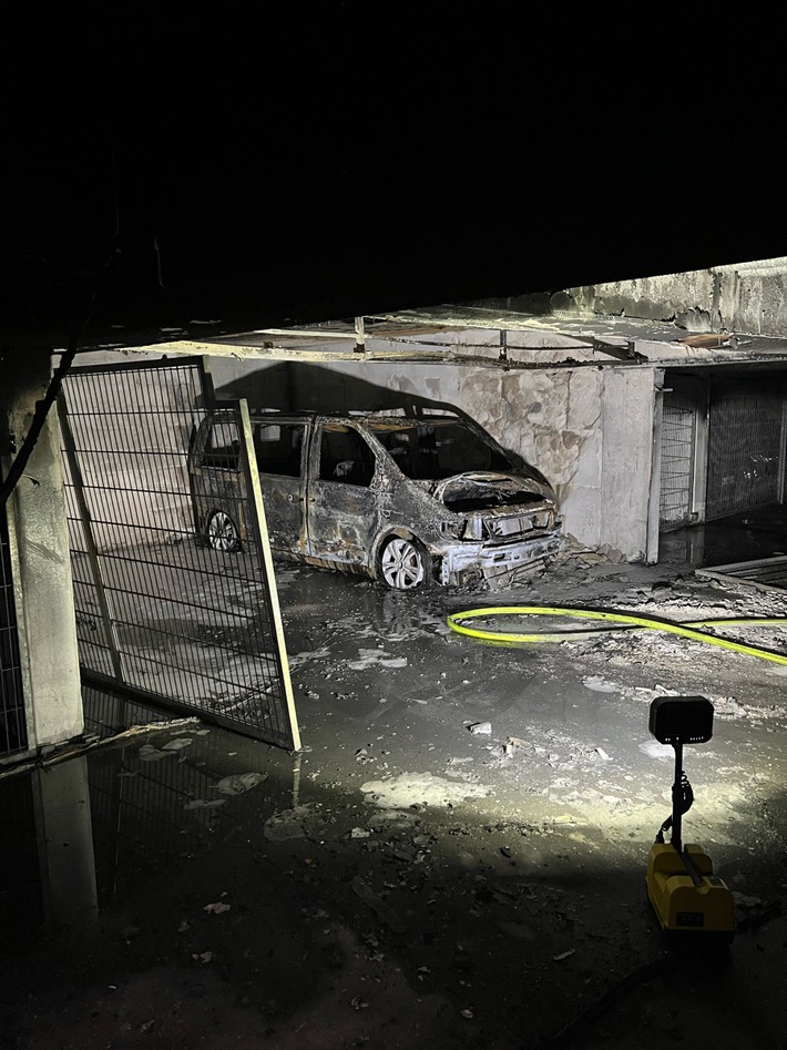 POL-HAM: Pkw-Brand in Tiefgarage