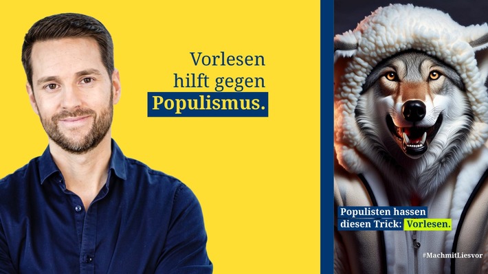 Pressemeldung: Mirko Drotschmann erklärt: Darum helfen 10 Minuten Vorlesen dabei, Populismus zu entlarven