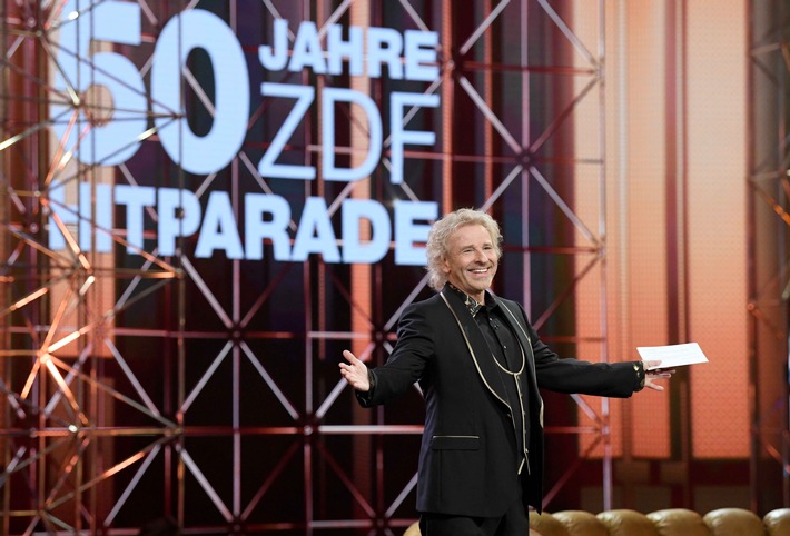 "50 Jahre ZDF-Hitparade" - Thomas Gottschalk präsentiert die Samstagabendshow (FOTO)