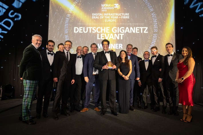 Deutsche GigaNetz gewinnt nach weiterer erfolgreicher Finanzierung internationale Auszeichnung für den europäischen Glasfaser-Deal des Jahres