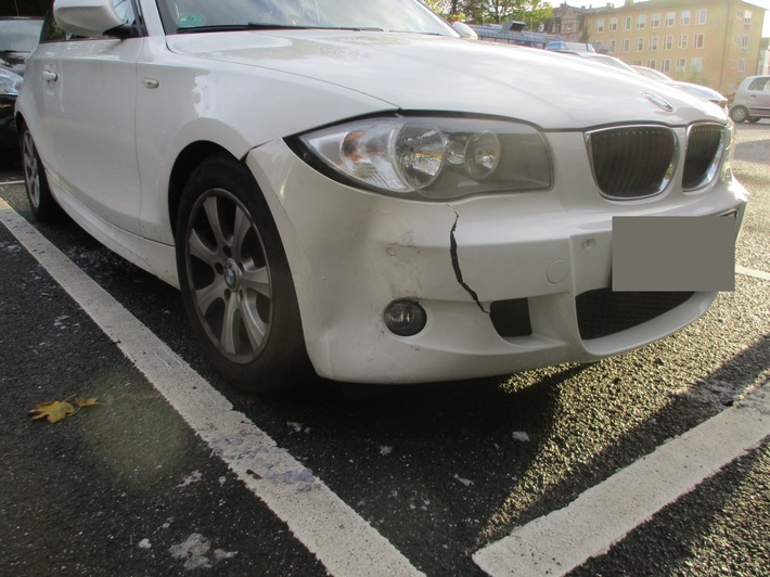 POL-HA: Unfallflucht in Haspe - Hoher Schaden an BMW