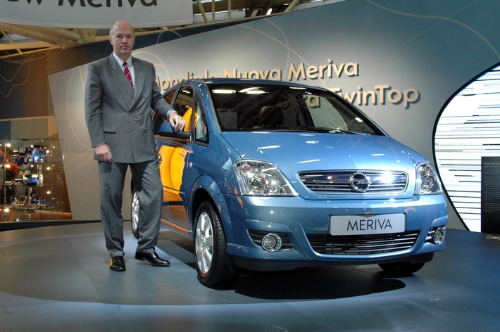 Weltpremiere der neuen Meriva-Generation in Bologna