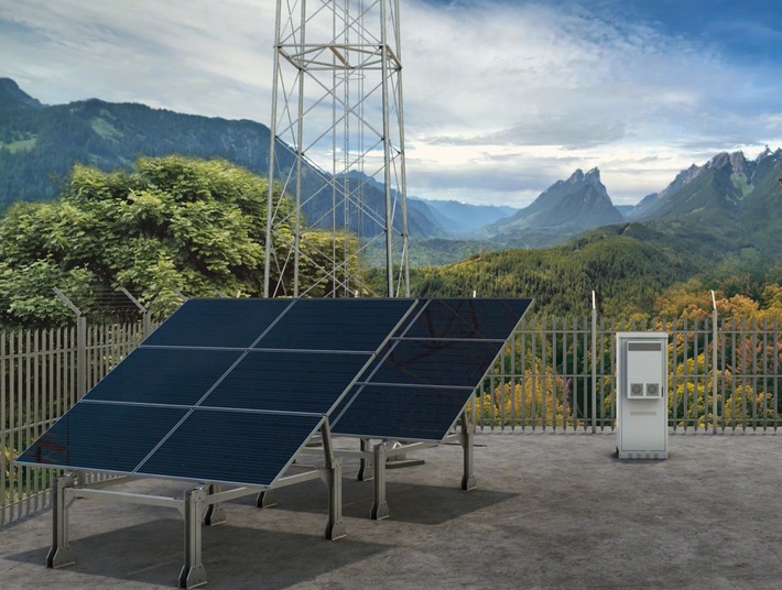 Solarstrom für Mobilfunknetz