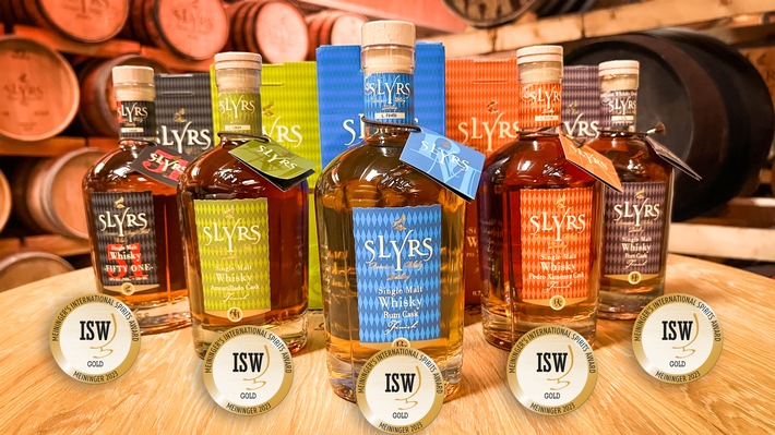 SLYRS ist Deutscher Whisky des Jahres 2023 und holt 5-faches Gold