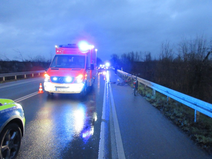 POL-MS: Roxeler Straße - Radfahrer schwer verletzt - Zeugen gesucht