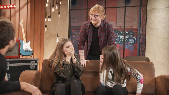 Wenn der Größte mit den Kleinsten: Ed Sheeran als Gastcoach bei "The Voice Kids"