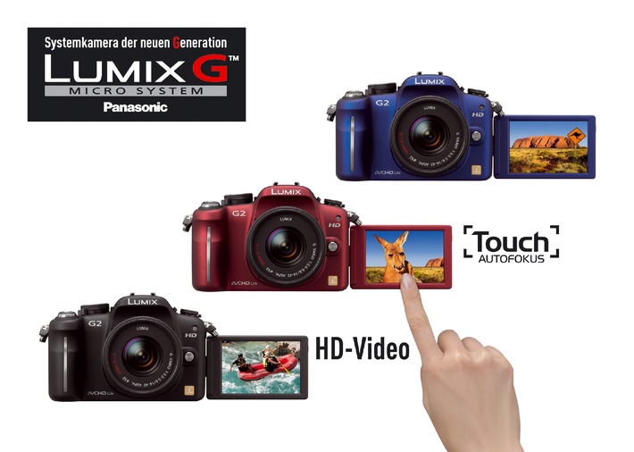 LUMIX DMC-G2 - Die erste Systemkamera für Foto und HD-Video mit Touch-Autofokus* (mit Bild)