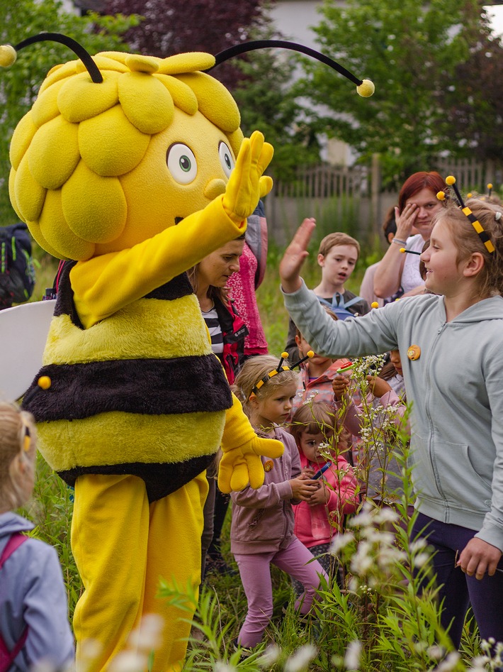 Artenschutz: 2023 &quot;nichts&quot; tun für die Insekten: Mit der Kampagne #lasseswachsen zeigt Die Biene Maja: Weniger ist mehr!