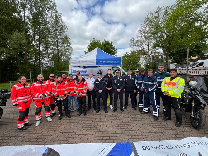 POL-DA: Brombachtal: Motorradfahrer der Polizei Südhessen und Niedersachsen gemeinsam bei Biker Safety Tour