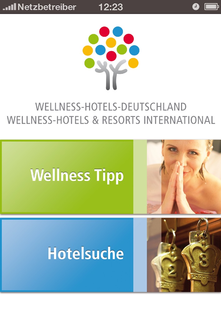 Mobile Wellness für das iPhone / Hotelkooperation bringt eine App mit Wellnesstipps und Hotelinfos auf den Markt (mit Bild)
