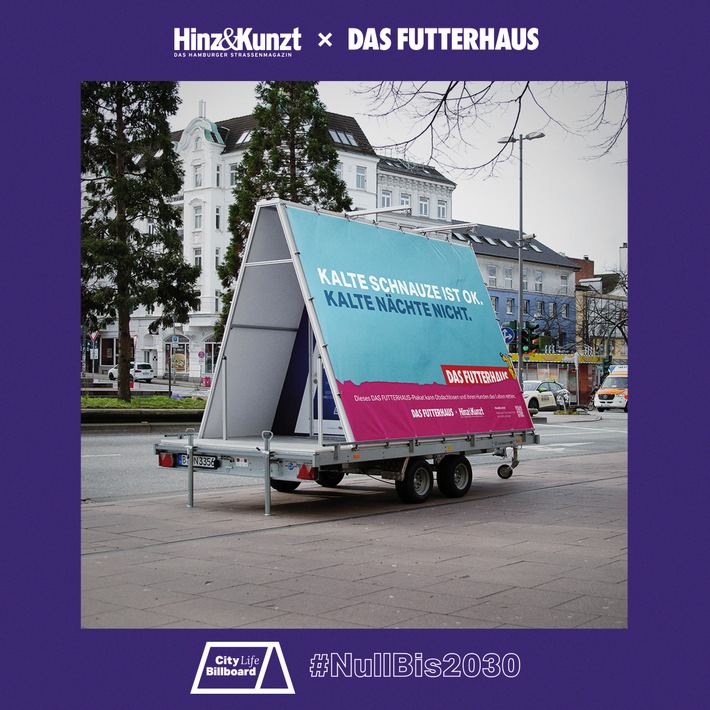 Zufluchtsort für kalte Nächte - Das City Life Billboard