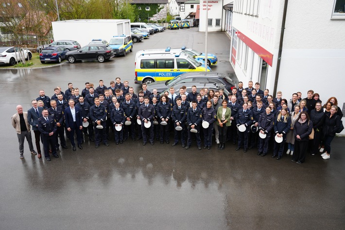 PP Ravensburg: Polizeipräsidium Ravensburg begrüßt 95 Neuzugänge
