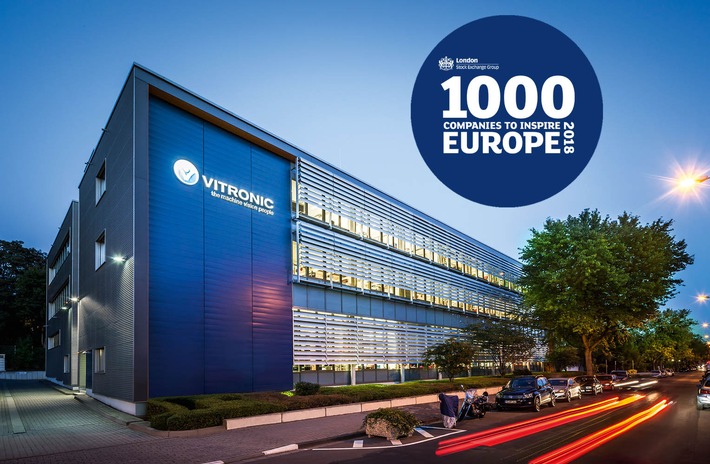 VITRONIC zählt zu den 1000 Unternehmen, die ganz Europa inspirieren