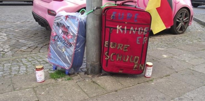 POL-NB: Zwei verdächtige Koffer in der Neubrandenburg Innenstadt