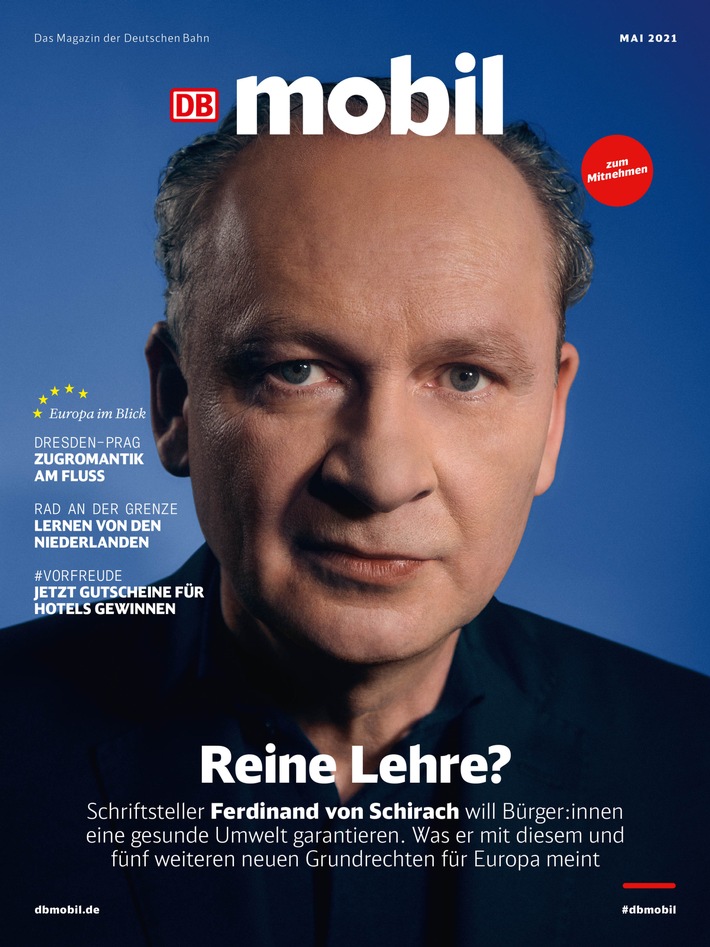 DB MOBIL: Titelinterview mit Bestsellerautor Ferdinand von Schirach