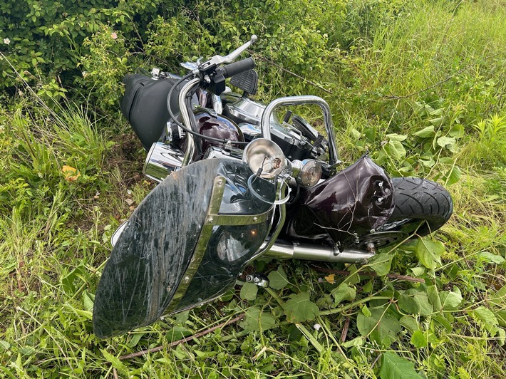 POL-PDLD: Landau / Dammheim - Motorradfahrer gestürzt