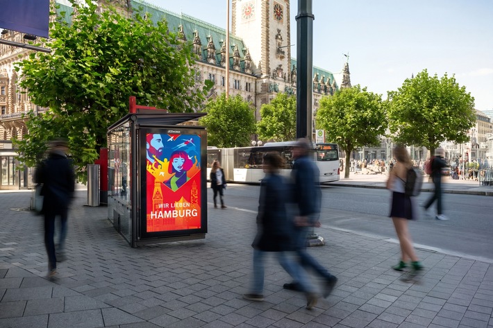 JCDecaux verlängert seinen wegweisenden Werbevertrag  mit Hamburg um 15 Jahre