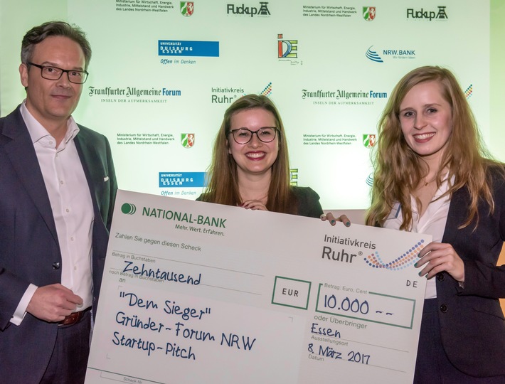 Initiativkreis Ruhr zeichnet Startup beim Gründer-Forum NRW aus