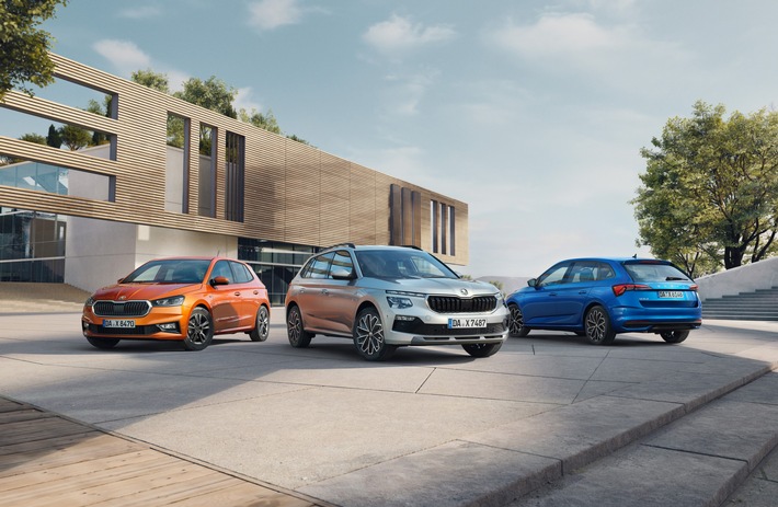 Škoda präsentiert die Drive-Sondermodelle für Fabia, Kamiq und Scala