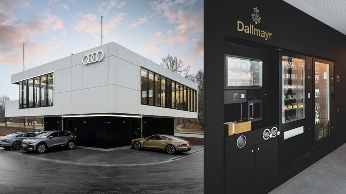 E-Mobilität: Dallmayr Kaffee im Audi charging hub
