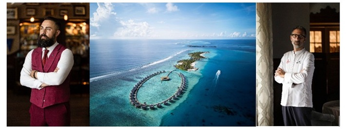 VOM GARDASEE BIS ZU DEN MALEDIVEN: CHEFKOCH MAURIZIO BUFI UND MIXOLOGE RAMA REDZEPI BRINGEN KULINARISCHE MEISTERLEISTUNGEN UND IHRE SIGNATURE-COCKTAILS INS RITZ-CARLTON MALDIVES, FARI ISLANDS