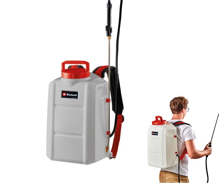 Carefully targeted plant care with the new Power X-Change Cordless Pressure Sprayer