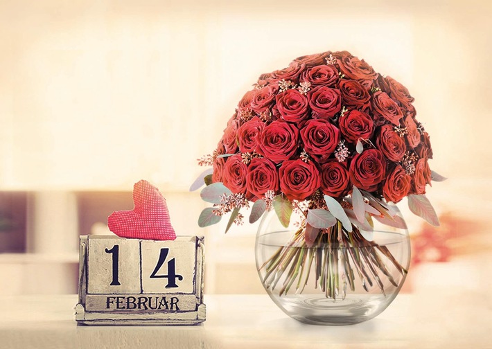 Blumen auf den letzten Drücker: Jeder dritte Mann bestellt last minute zum Valentinstag
