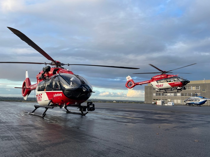 H145 mit Fünfblattrotor in Dienst gestellt / Christoph Dortmund startet künftig mit neuer Technologie