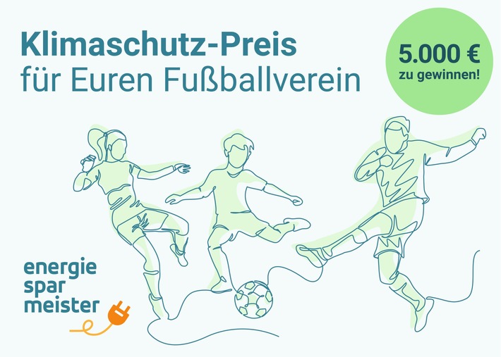 Klimaschutz-Preis für Jugendfußballvereine: Jetzt für Energiesparmeister-Titel bewerben / Preisgeld in Höhe von 5.000 Euro sowie Sachpreise zu vergeben / Bewerbung bis 20. März 2024